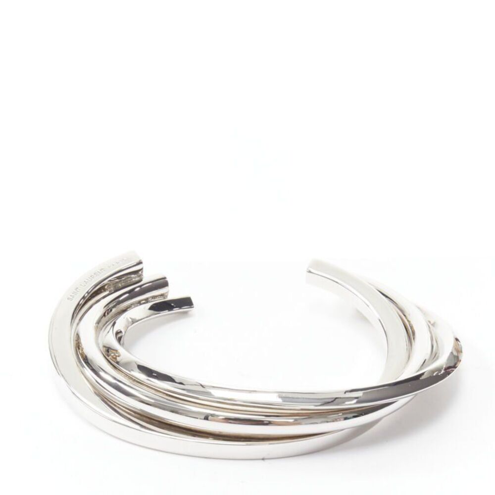 Saint Laurent Architectural Cuff Bracelet
